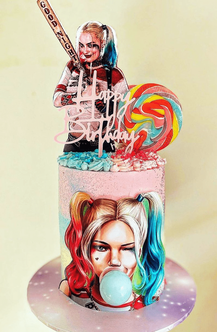 Gorgeous Harley Quinn Cake