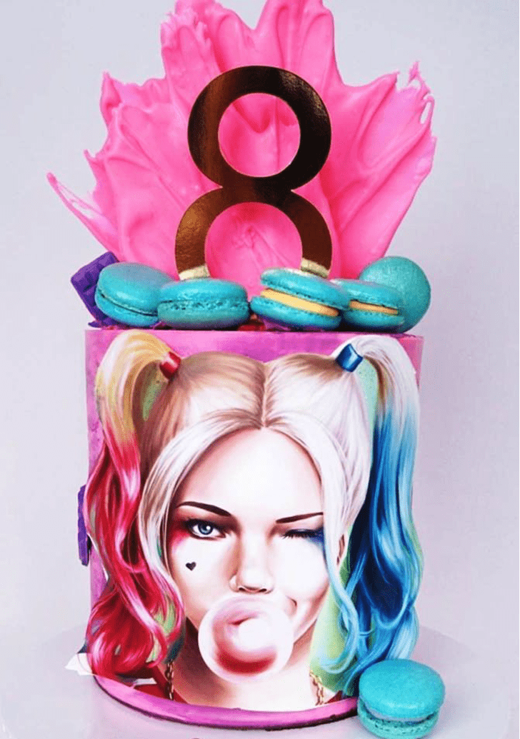 Magnetic Harley Quinn Cake