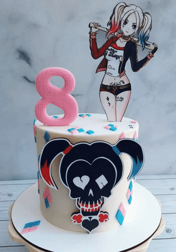 Refined Harley Quinn Cake