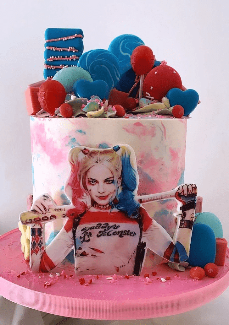 Slightly Harley Quinn Cake