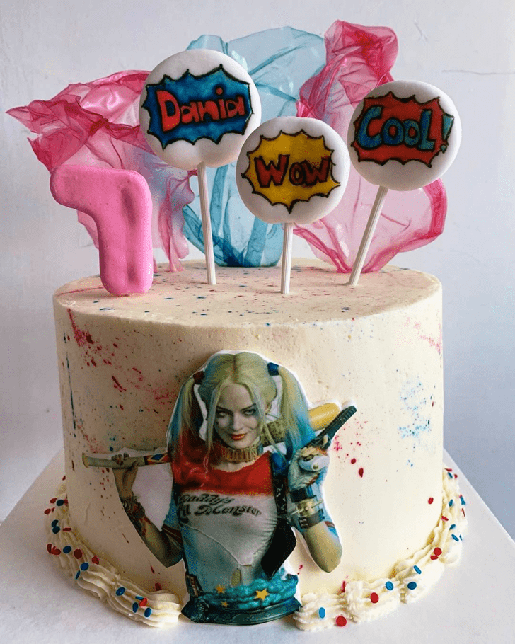 Stunning Harley Quinn Cake
