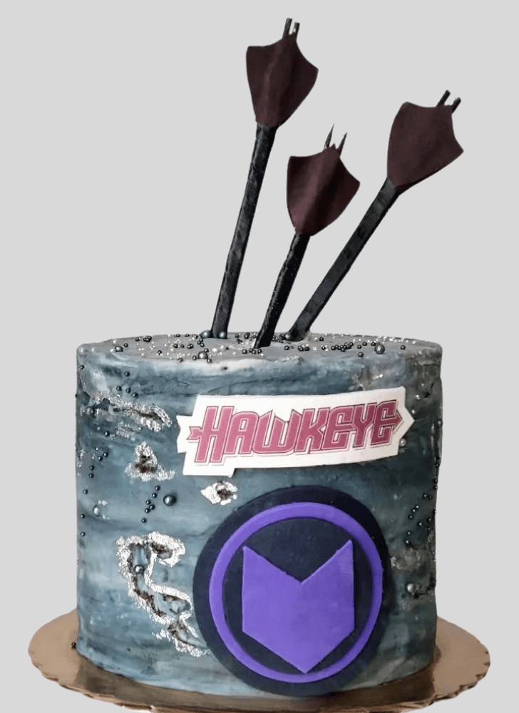 Angelic Hawkeye Cake