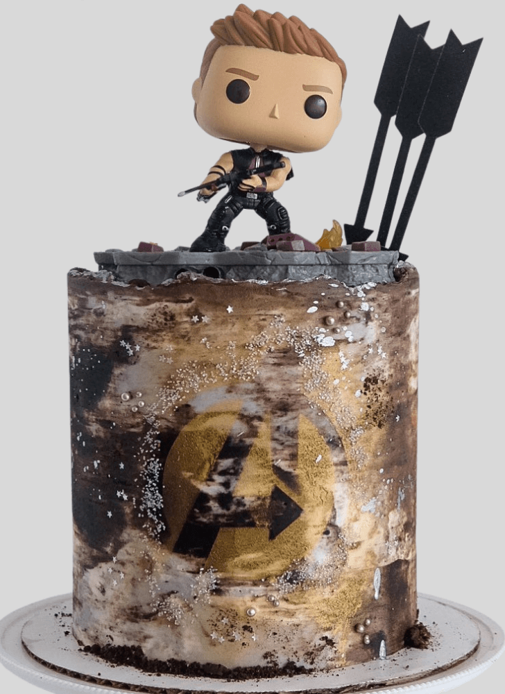 Appealing Hawkeye Cake