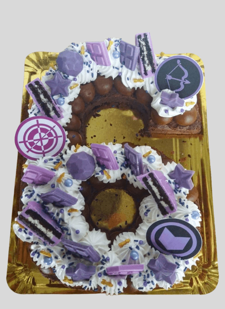 Charming Hawkeye Cake