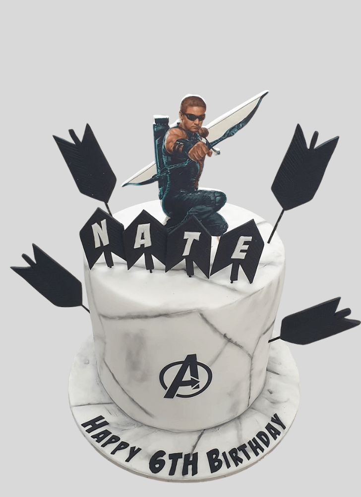 Elegant Hawkeye Cake