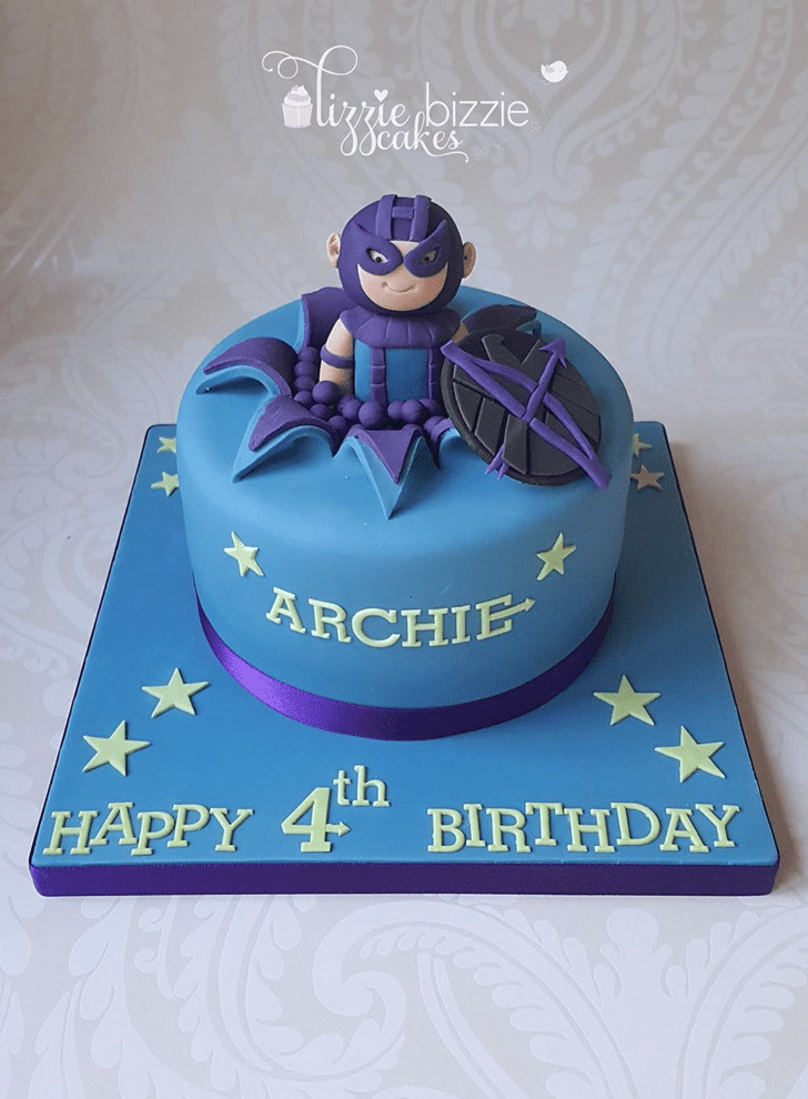 Appealing Hawkeye Cake