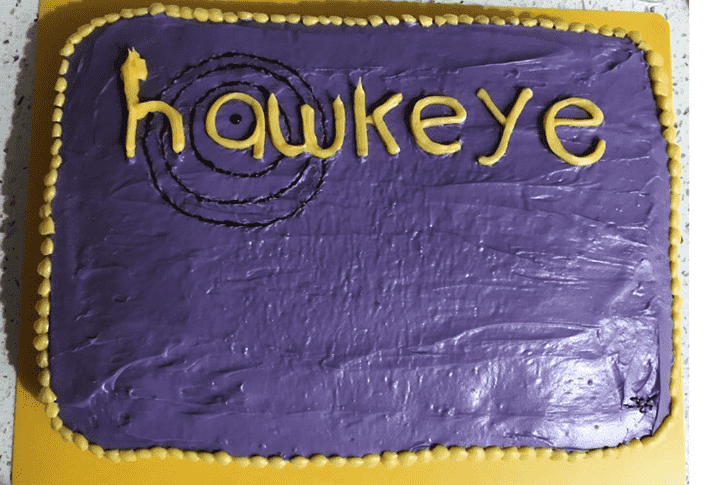 Comely Hawkeye Cake