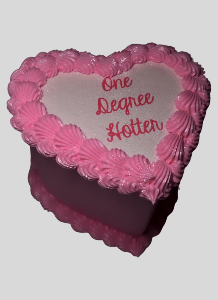 Classy Heart Cake