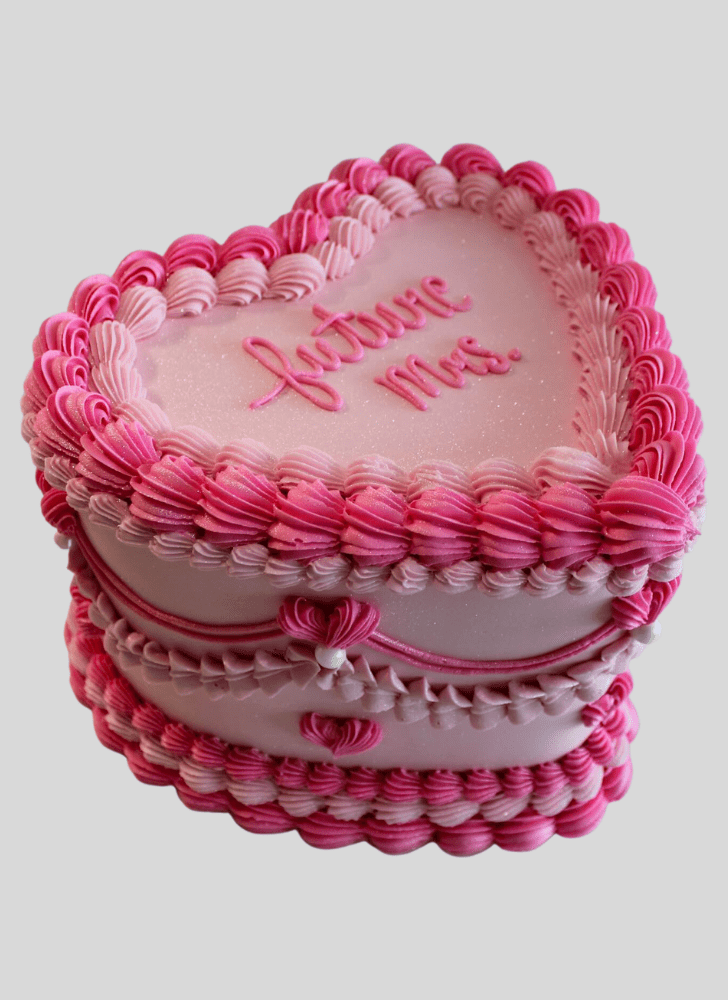 Delightful Heart Cake