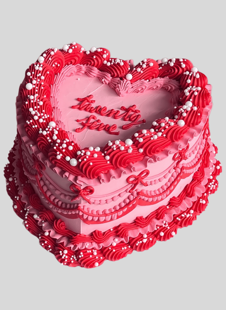 Mesmeric Heart Cake