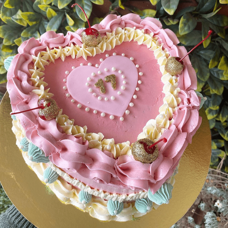 Beauteous Heart Cake
