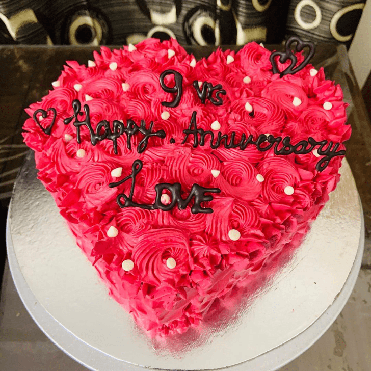 Bewitching Heart Cake