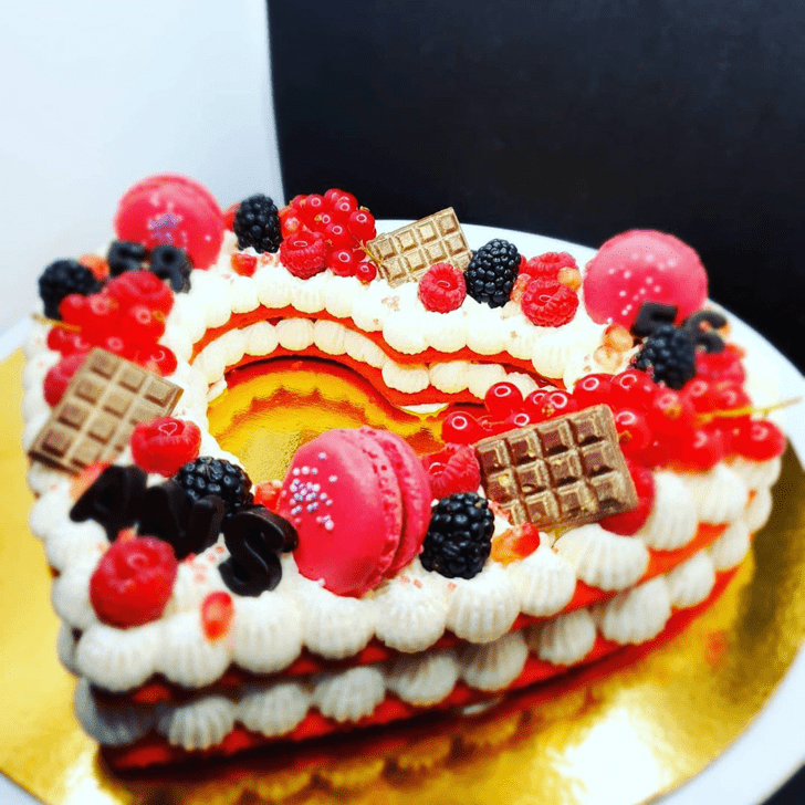 Cute Heart Cake