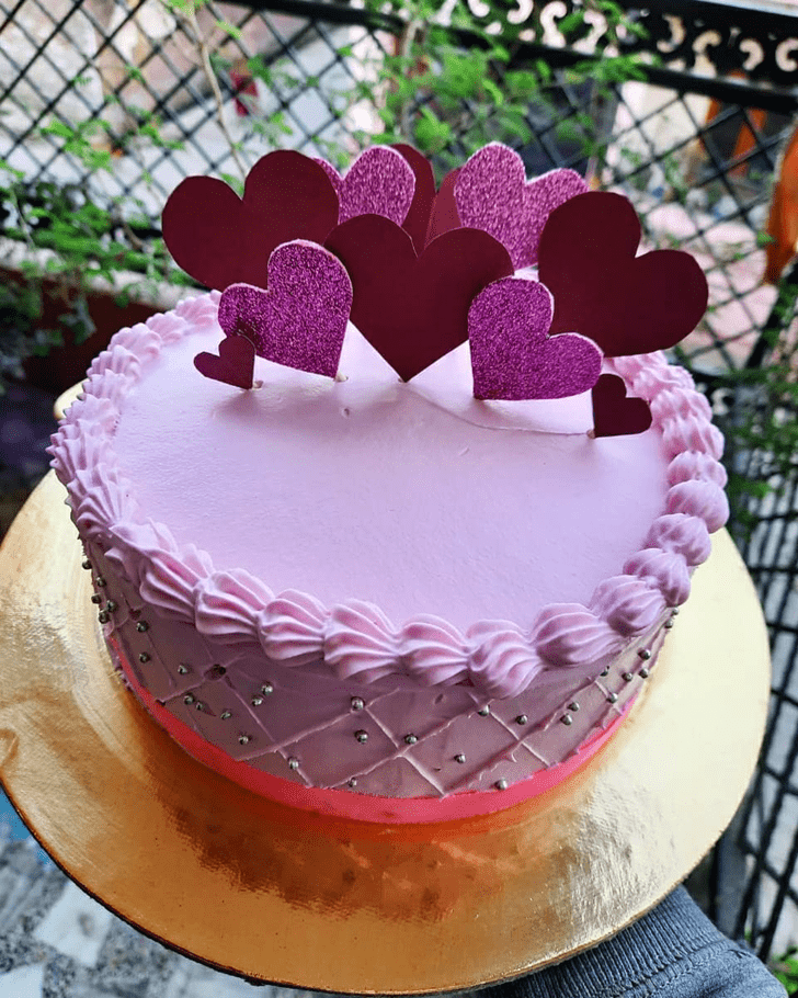 Lovely Heart Cake Design