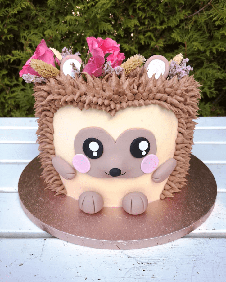 Charming Hedgehog Cake