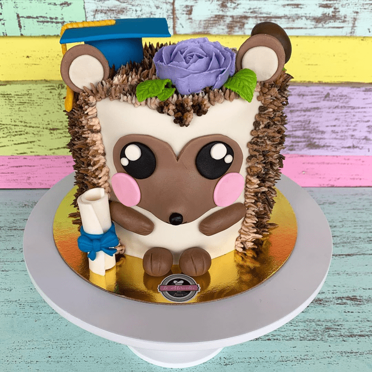 Pleasing Hedgehog Cake