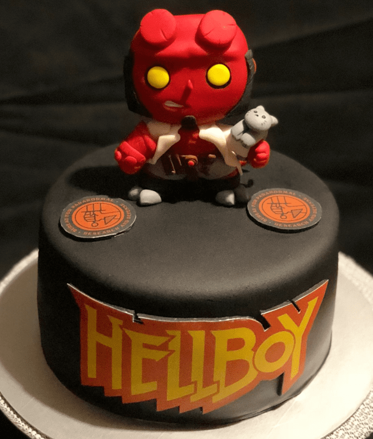 Admirable Hellboy Cake Design