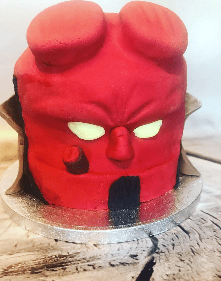 Captivating Hellboy Cake