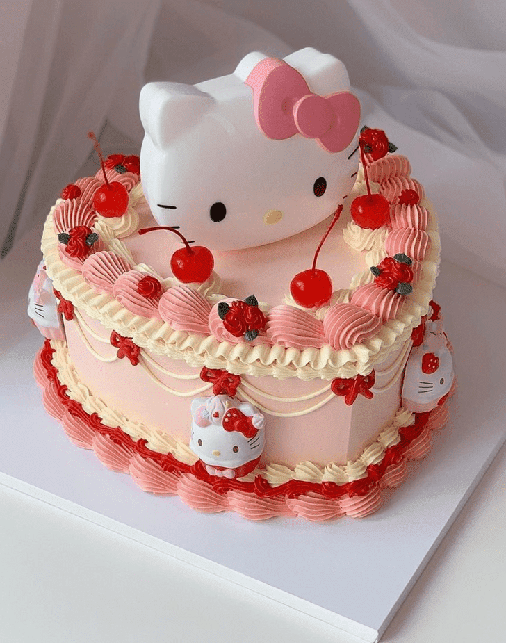 Alluring Hello Kitty Cake