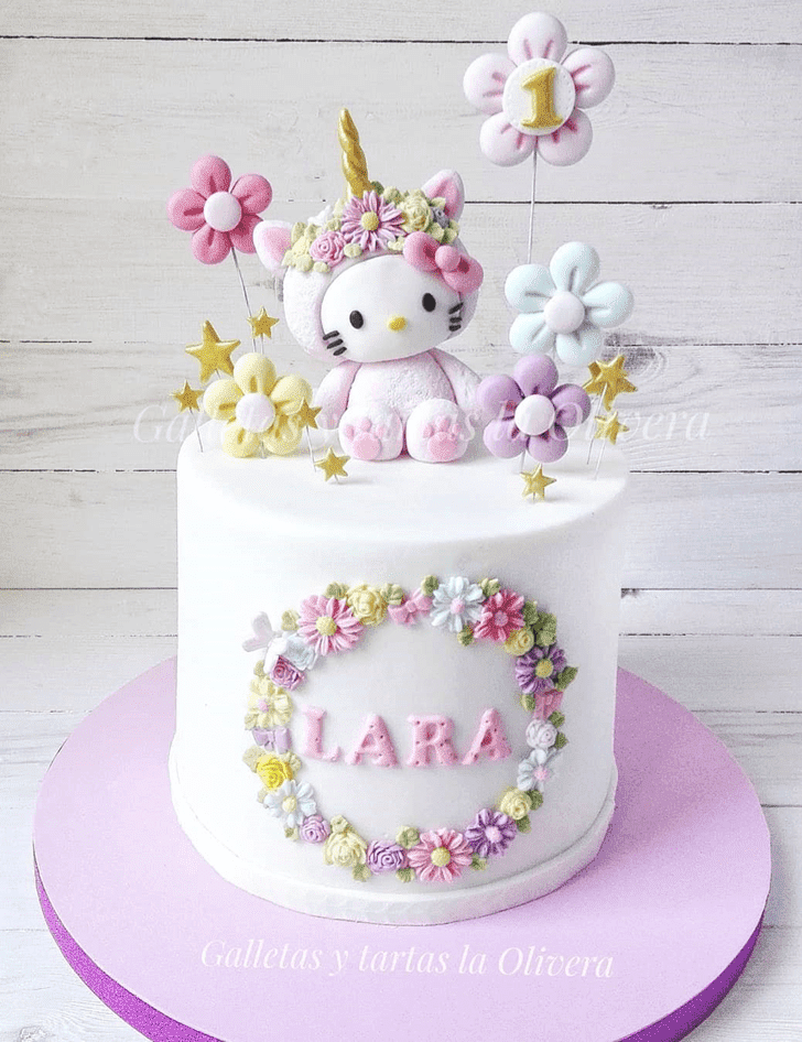 Angelic Hello Kitty Cake