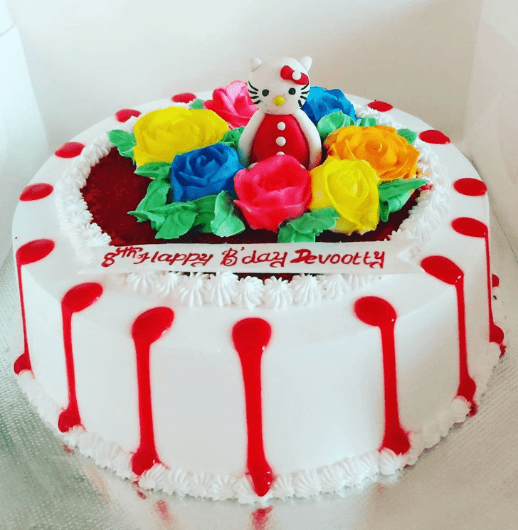 Charming Hello Kitty Cake