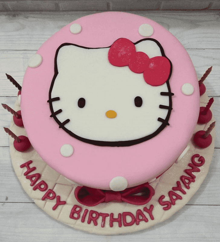 Classy Hello Kitty Cake