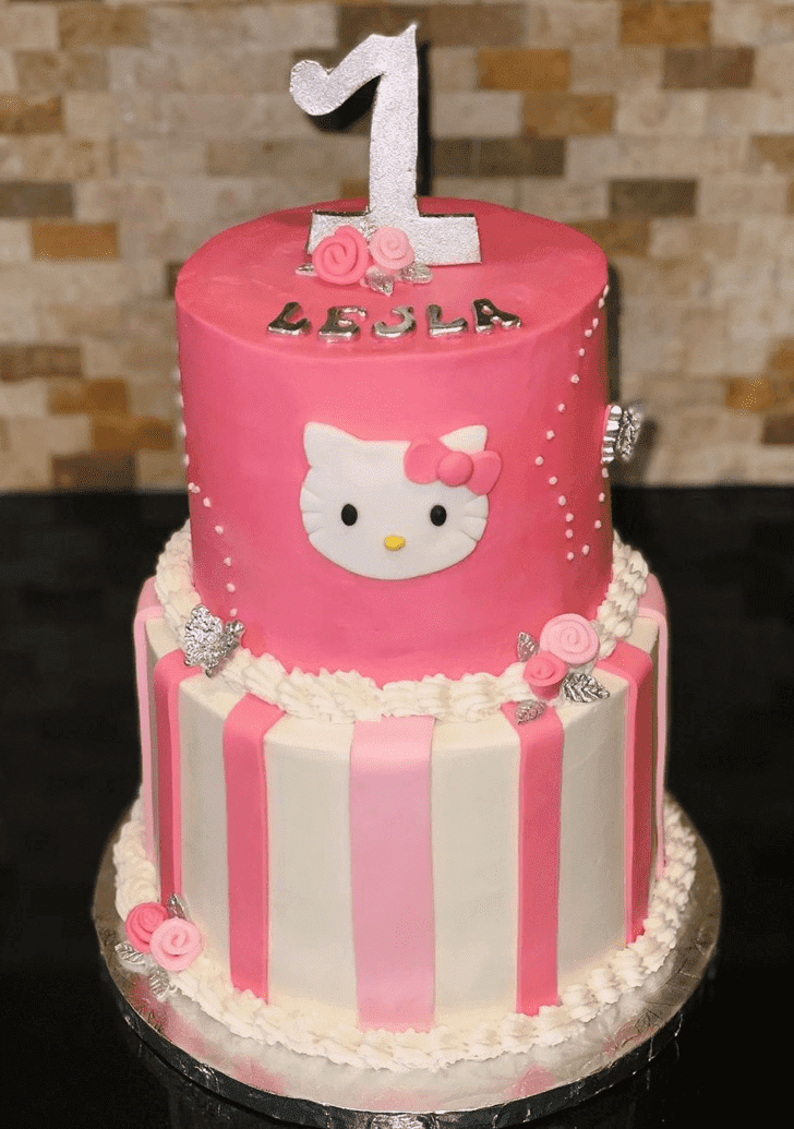 Delightful Hello Kitty Cake