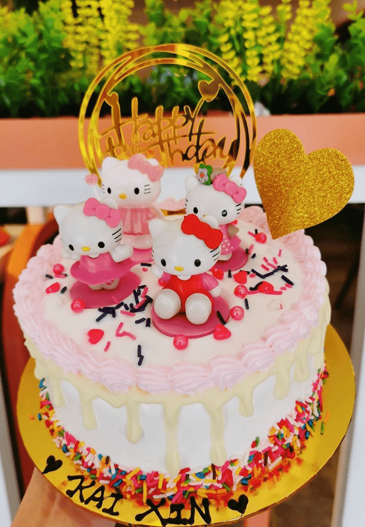 Fascinating Hello Kitty Cake