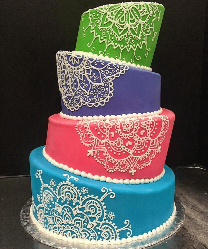 Elegant Henna Cake