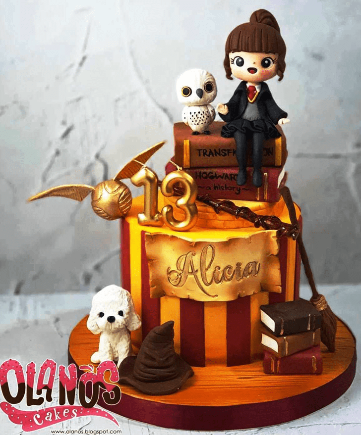 Inviting Hermione Granger Cake