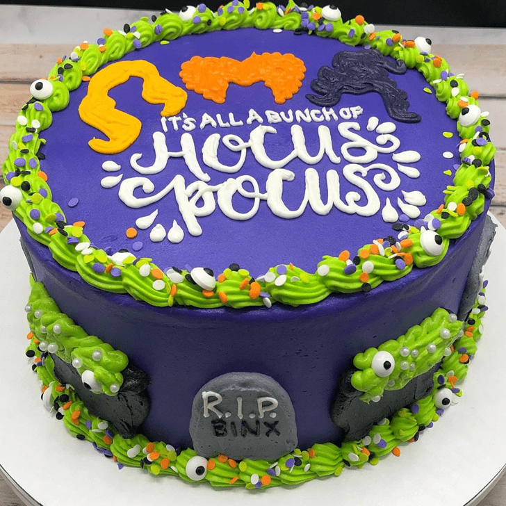 Delicate Hocus Pocus Cake
