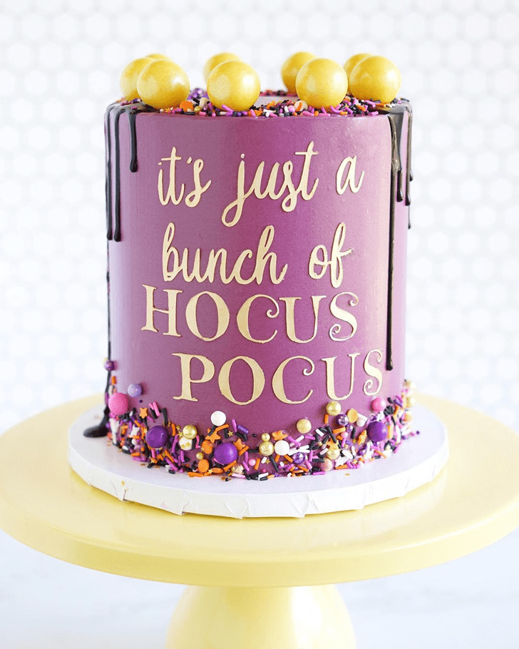 Stunning Hocus Pocus Cake
