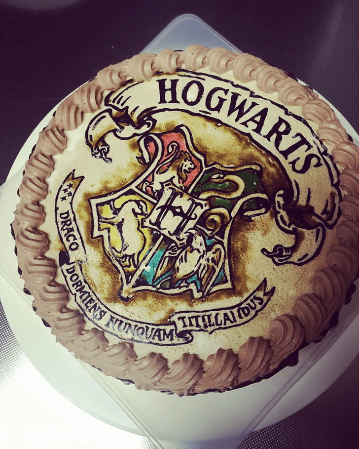 Enthralling Hogwarts Cake