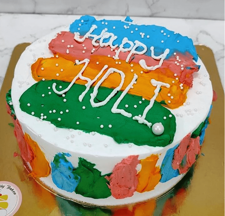 Adorable Holi Cake