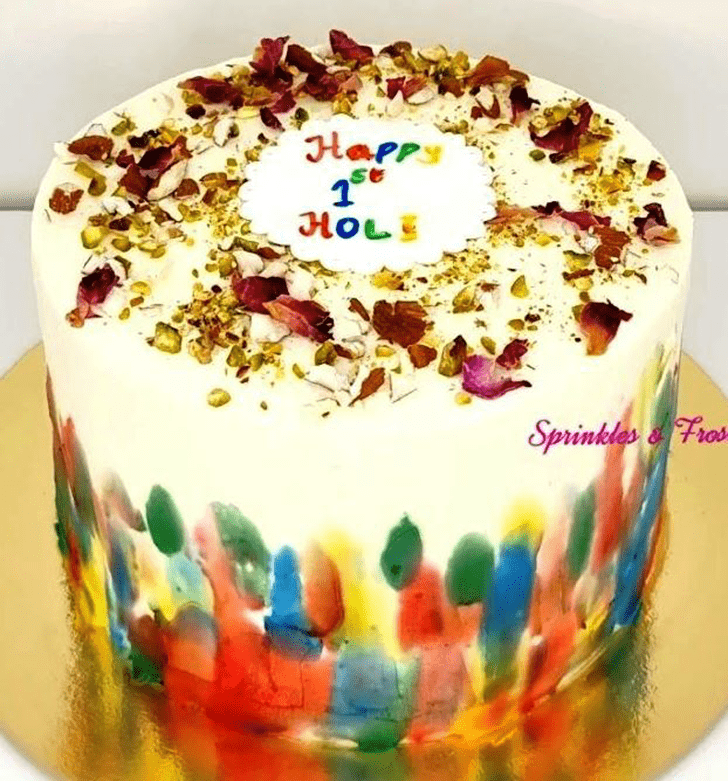 Comely Holi Cake