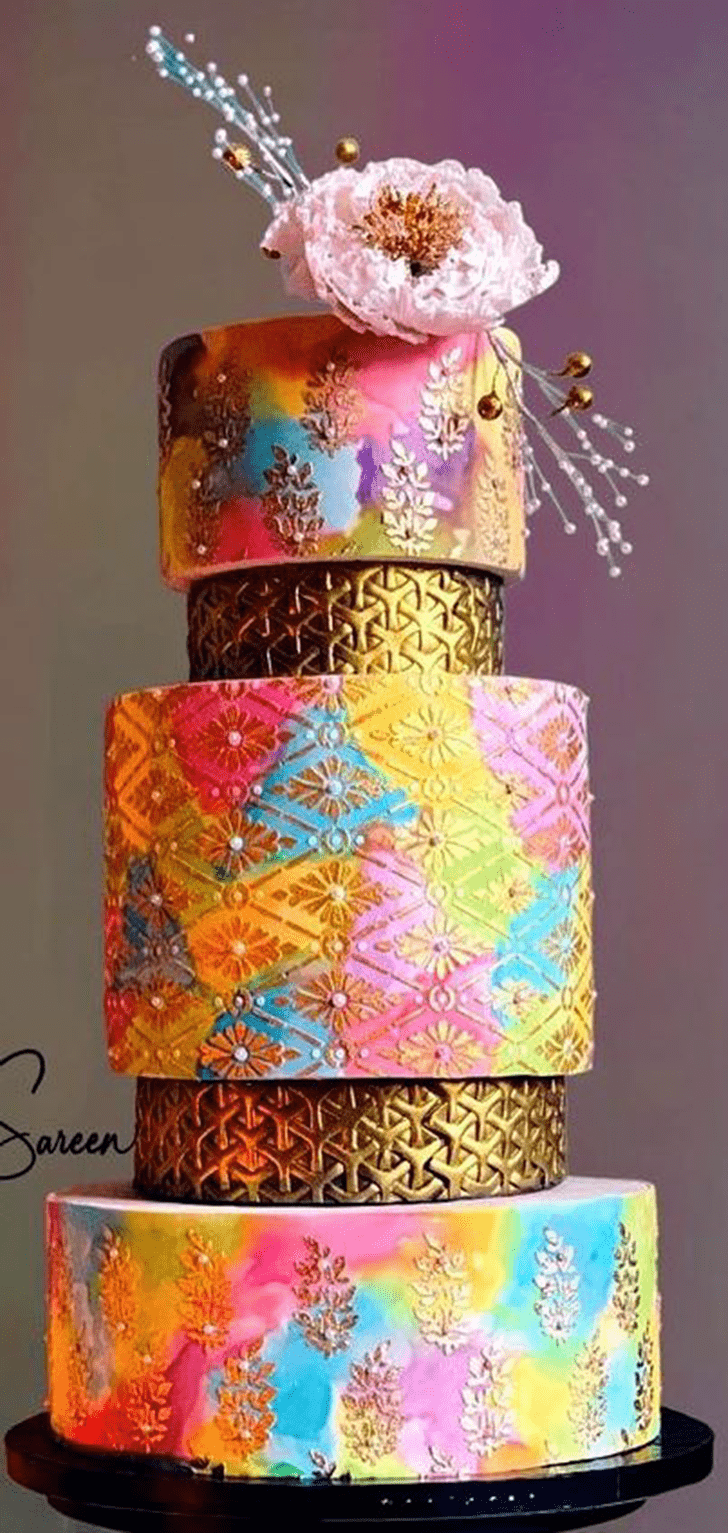 Dazzling Holi Cake