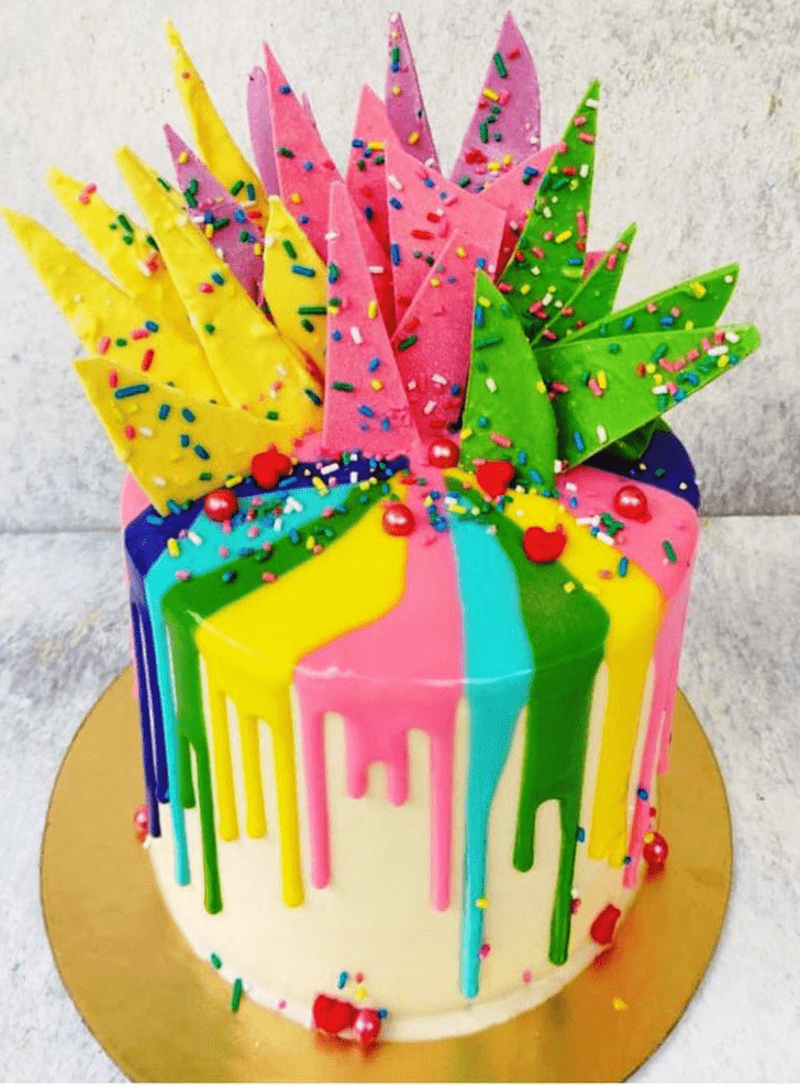 Delicate Holi Cake