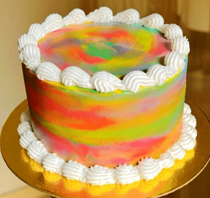 Elegant Holi Cake