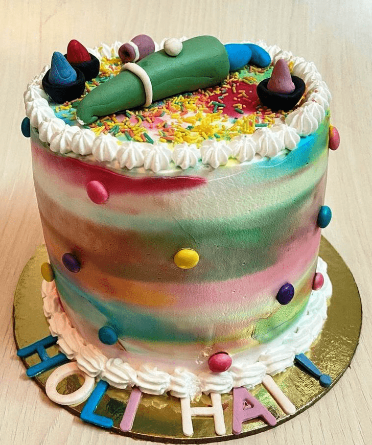 Exquisite Holi Cake
