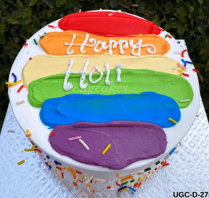 Fetching Holi Cake