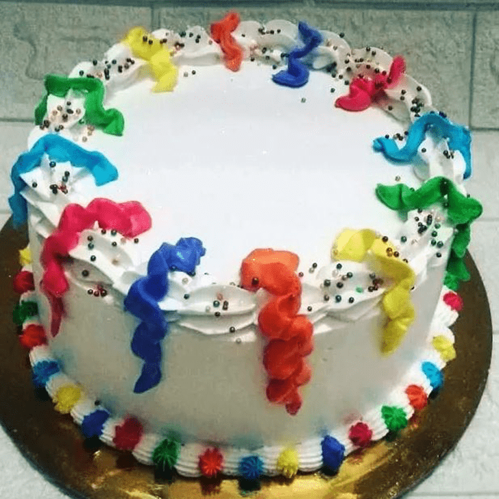 Good Looking Holi Cake