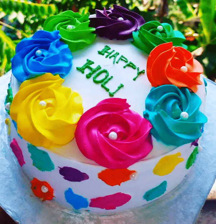 Gorgeous Holi Cake