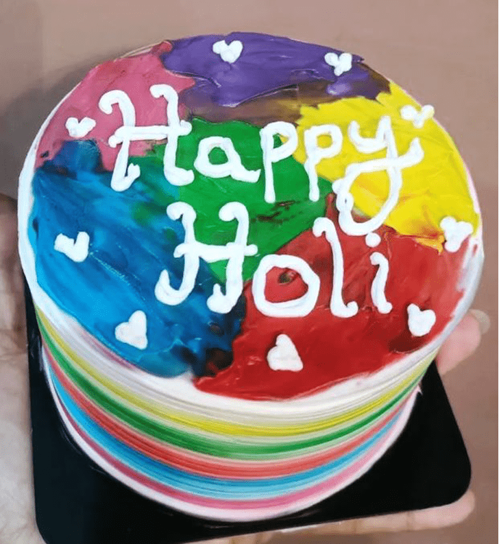 Graceful Holi Cake