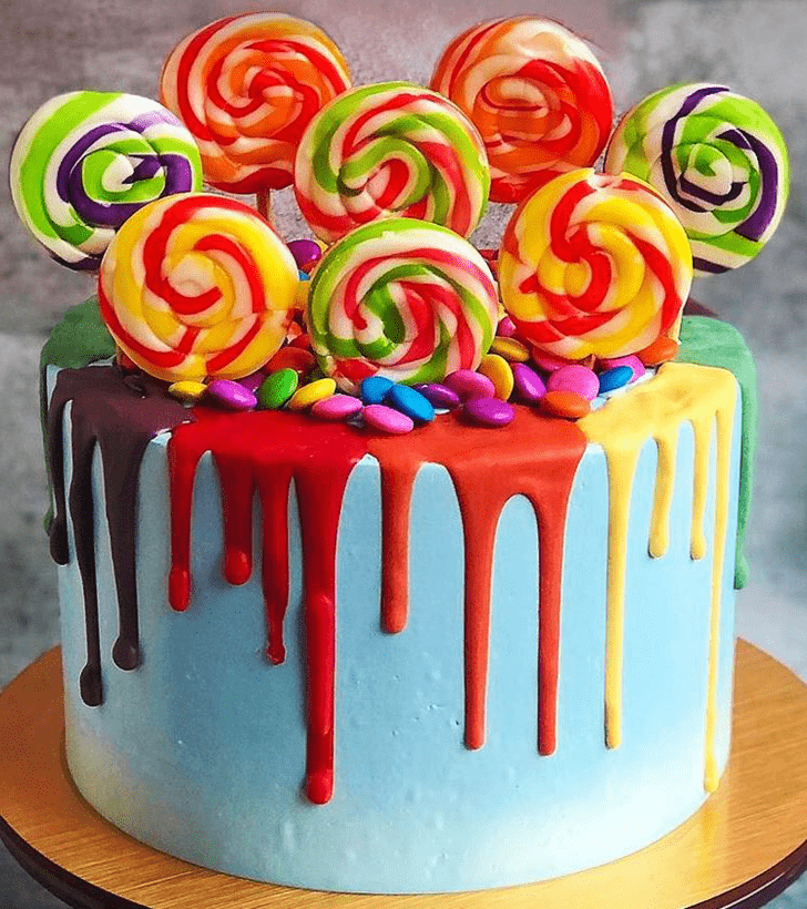 Handsome Holi Cake