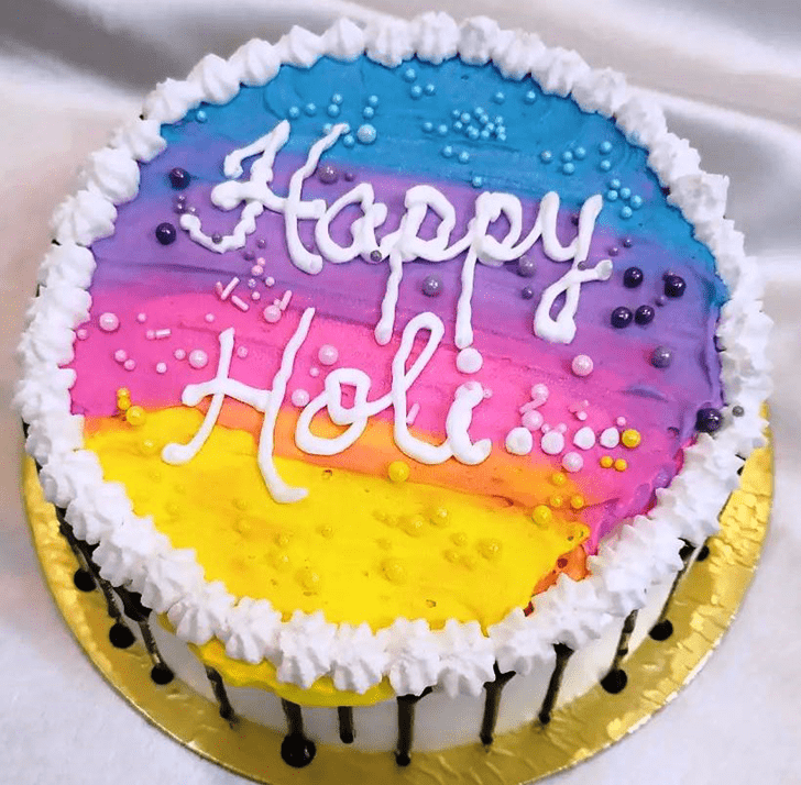 Ideal Holi Cake
