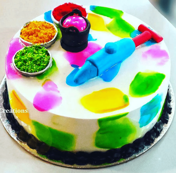 Marvelous Holi Cake