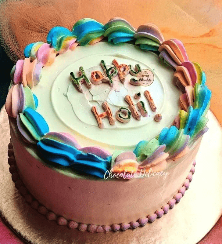 Radiant Holi Cake