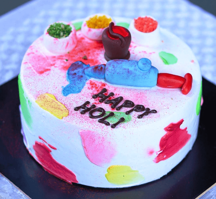 Splendid Holi Cake