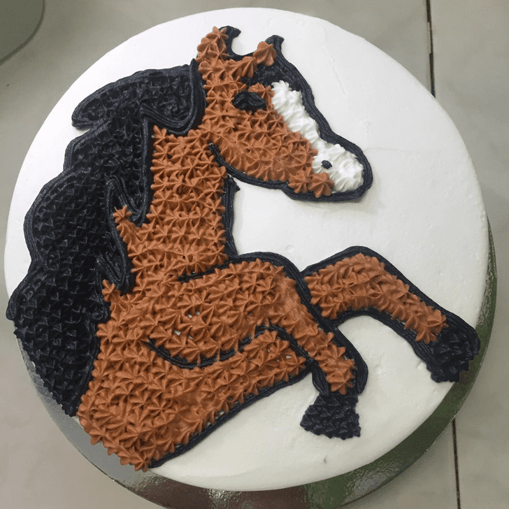 Captivating Horse Cake