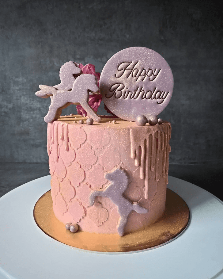 Charming Horse Cake